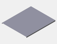 EAE 040 UKE 300 TO KAPAK ,H40 (mm) ,A300(mm),T1,2(mm)-(Kablo-Tava-Sistemleri)