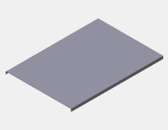 EAE 040 UKE 250 TO KAPAK ,H40 (mm) ,A250(mm),T1,2(mm)-(Kablo-Tava-Sistemleri)