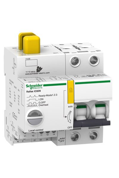 Schneider (A9C62210) Reflex iC60N 2P 10A C Eğrisi