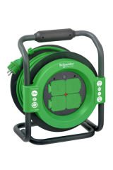 Schneider (IMT33148) Kablo Makarası Pro, IP44, IK08, HO7RNF 3G2.5 25mt kablolu, topraklı