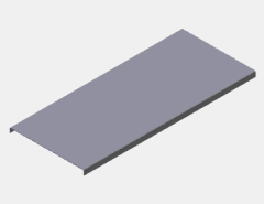 EAE 040 UKE 150 TO KAPAK ,H40 (mm) ,A150(mm),T1,2(mm)-(Kablo-Tava-Sistemleri)