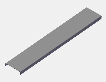 EAE 040 UKE 50 TO KAPAK ,H40 (mm) ,A50(mm),T1,2(mm)-(Kablo-Tava-Sistemleri)