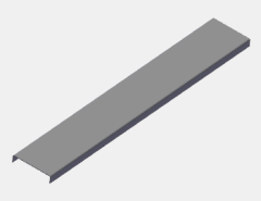 EAE 040 UKE 50 TO KAPAK ,H40 (mm) ,A50(mm),T1,2(mm)-(Kablo-Tava-Sistemleri)
