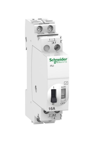 Schneider (A9C30815) iTLI Enversör Darbe Akım Anahtarları, 16A 1P 230VAC/110VDC