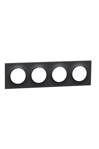 Schneider (S540708) Odace Styl Antrasit Dörtlü Çerçeve