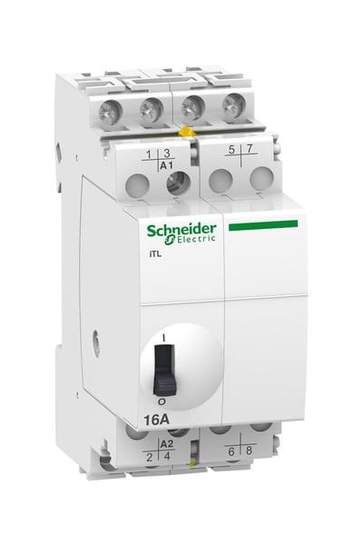 Schneider (A9C30814) iTL Darbe Akım Anahtarları, 16A 4P 230VAC/110VDC