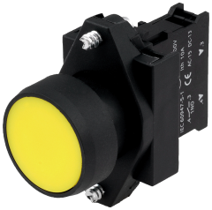 Siemens 3SB6110-0AB30-1BA0 Komple Yay Dönüşlü Butonlar Plastik Sarı 1NO
