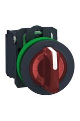 Schneider (XB5FK134M5) Işıklı, mandal buton LED 230 VAC   Turuncu 1NA+1NK