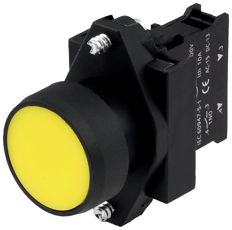 Siemens 3SB6110-0AB20-1CA0 Komple Yay Dönüşlü Butonlar Plastik Kırmızı 1NC