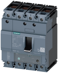 Siemens 3VA1110-5EF46-0AA0 SENTRON SERİSİ KOMPAKT TİP GÜÇ ŞALTERİ;3VA11, 55kA, 100A, TM240, ATAM, AYARLI TERMİK AYARLI MANYETİK, 4 KUTUPLU