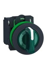 Schneider (XB5FK133B5) Işıklı, mandal buton LED 24 VAC /DC    Kırmızı 1NA+1NK