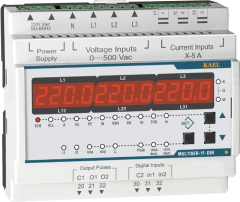 Kael  MULTISER-11-DIN ŞEBEKE ANALİZÖRÜ TFT EKRAN