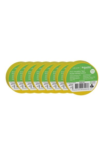 Schneider (2420101) Thorsman İzole Bant 19mmx20mt sarı