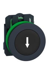 Schneider (XB5FA3351) İşaretli Yaylı Buton  Yeşil 1 NA