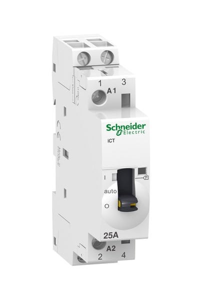 Schneider (A9C21732) iCT Sessiz Kontaktörler, 25A 2NO 230-240 VAC MANUAL