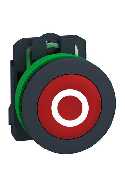 Schneider (XB5FA4322) İşaretli Yaylı Buton Beyaz 1 NK