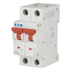 Eaton PL7-D4/2 Minyatür Devre Kesici - 10kA - D eğrisi - 2x4A (263367)