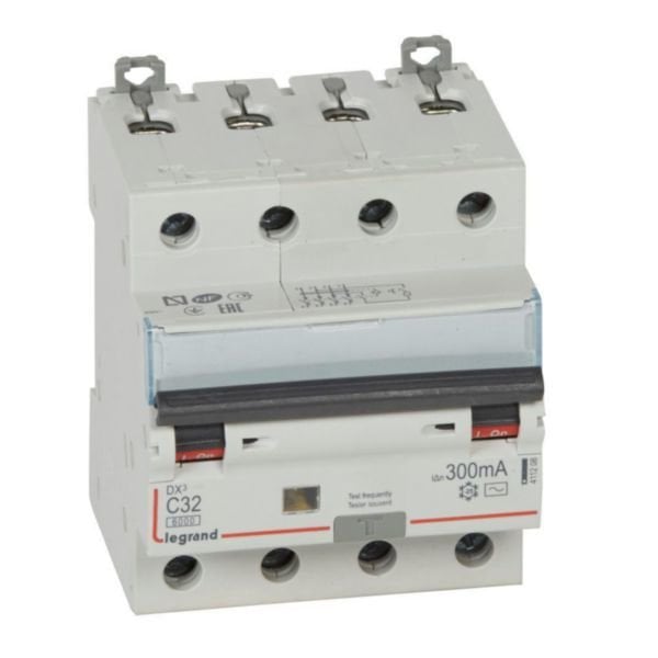 Legrand (411208) DX³ RCBO 32A 4P AC tipi 300mA