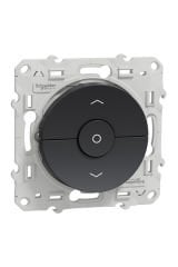 Schneider (S540208) Odace Jaluzi kumanda anahtarı, kilitli - Antrasit