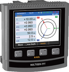Kael  MULTISER-01-TFT ŞEBEKE ANALİZÖRÜ TFT EKRAN
