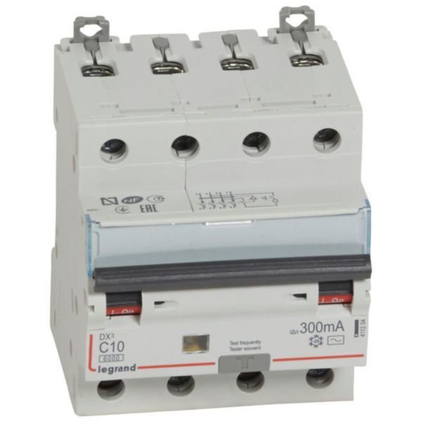 Legrand (411204) DX³ RCBO 10A 4P AC tipi 300mA