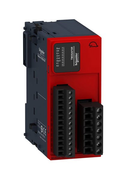 Schneider (TM3SAF5R) SAFETY MODULE FOR PLC TM2XX, 1 FUNCTION,