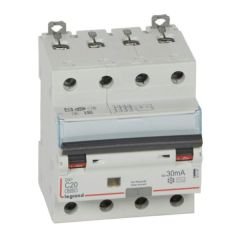 Legrand (411187) DX³ RCBO 20A 4P AC tipi 30mA