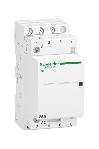 Schneider (A9C20833) iCT Sessiz Kontaktörler, 25A 3NO 220-240 VAC