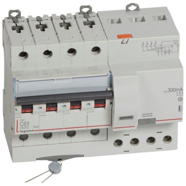 Legrand (411211) DX³ RCBO 63A 4P AC tipi 300mA