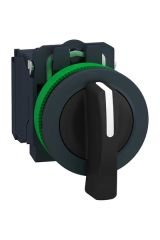 Schneider (XB5FJ53) Siyah, uzun mandallı buton  1 NA+1 NA