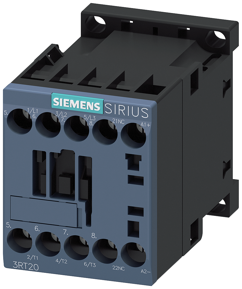 Siemens 3RT2015-1BF42 Güç kontaktörü, AC-3e/AC-3, 7 A, 3 kW / 400 V, 3 kutuplu, 110 V DC, yardımcı kontaklar: 1 NC, vidalı terminal, boyut: S00