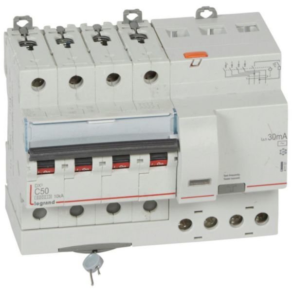 Legrand (411191) DX³ RCBO 50A 4P AC tipi 30mA