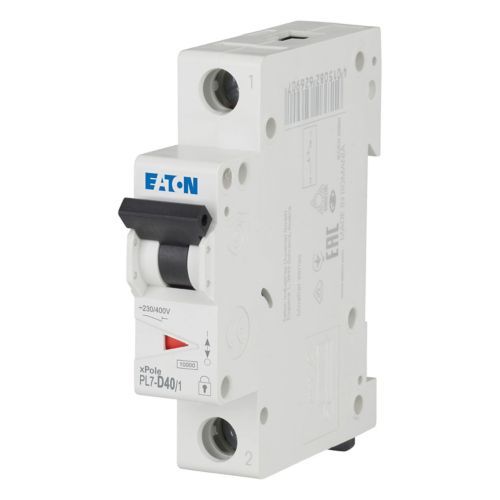 Eaton PL7-D40/1 Minyatür Devre Kesici - 10kA - D eğrisi - 1x40A (262720)