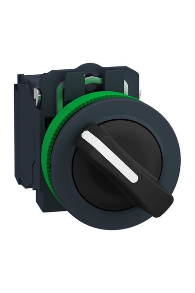 Schneider (XB5FD21) Siyah mandal buton  1 NA