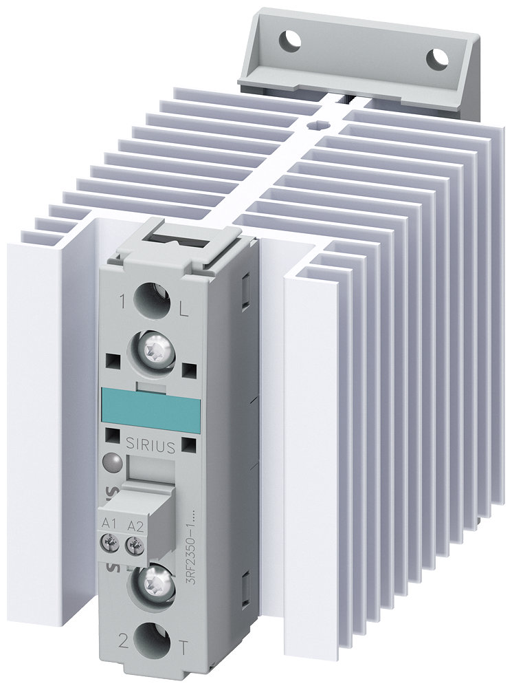 Siemens 3RF2350-1AA04 YARI İLETKEN RÖLE; SOĞUTUCULU; İŞL.GER.230-460V; KUM.GER.24VDC; 50A; MAX.20KW