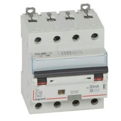 Legrand (411185) DX³ RCBO 10A 4P AC tipi 30mA