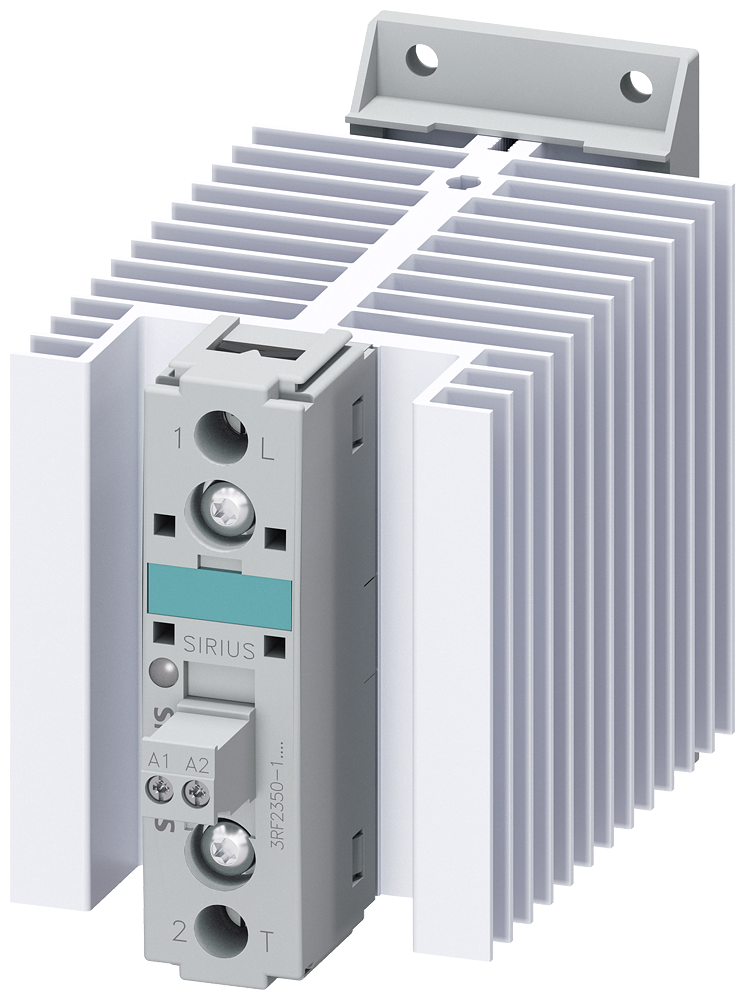 Siemens 3RF2350-1AA02 YARI İLETKEN RÖLE; SOĞUTUCULU; İŞL.GER.24-240V; KUM.GER.24VDC; 50A; MAX.12KW