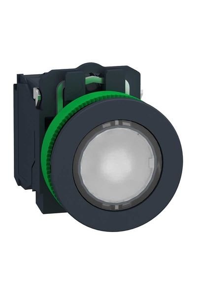 Schneider (XB5FW31M5) Işıklı, yaylı butonlar LED 230 VAC Yeşil 1 NA+1 NK