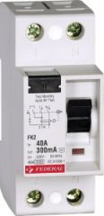 Federal AŞIRI AKIM KORUMALI  KAÇAK AKIM KORUMA CİHAZI FKN 1PNFE C20 10kA 30mA (5-10)In