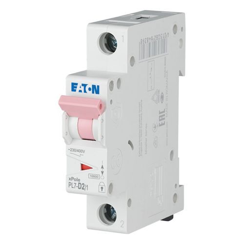 Eaton PL7-D2/1 Minyatür Devre Kesici - 10kA - D eğrisi - 1x2A (262711)