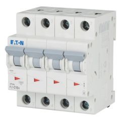 Eaton PL7-C16/4 Minyatür Devre Kesici - 10kA - C eğrisi - 4x16A (107329)