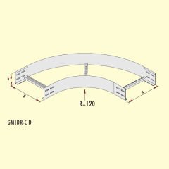 Gersan 90° Dönüş Elemanı (h=100 mm)