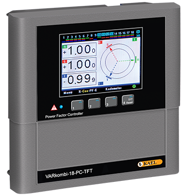 Kael  VARKOMBI-18-PC-TFT REAKTİF GÜÇ KONTROL RÖLESİ