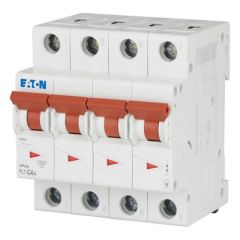 Eaton PL7-C4/4 Minyatür Devre Kesici - 10kA - C eğrisi - 4x4A (165184)