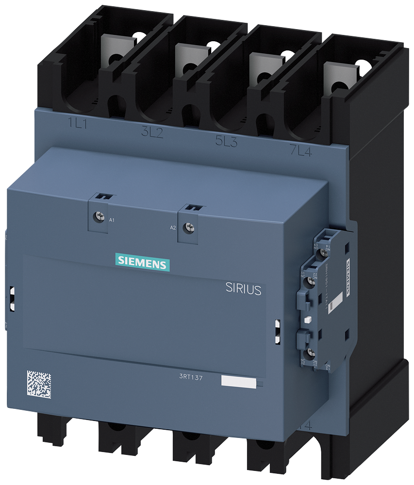 Siemens 3RT1374-6AP36 DÖRT KUTUPLU KONTAKTÖR; AC 230V BOBİNLİ; 500A
