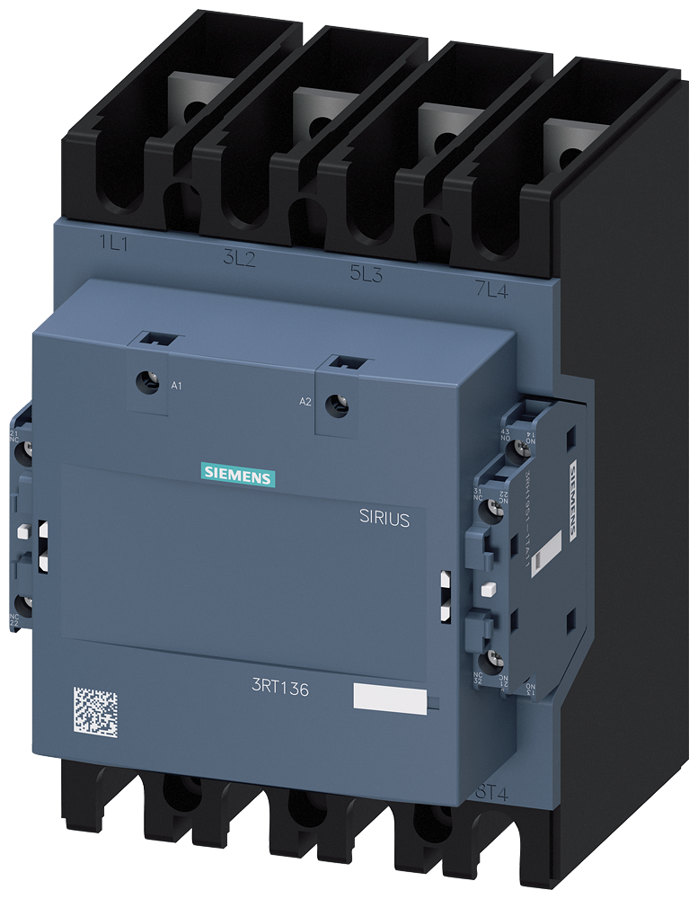 Siemens 3RT1364-6AP36 DÖRT KUTUPLU KONTAKTÖR; AC 230V BOBİNLİ; 350A