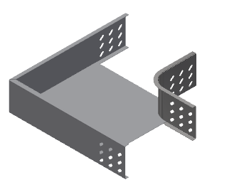 EAE 100 UKE 250 YD90° ,H100(mm),AB250(mm)-(Kablo-Tava-Sistemleri)