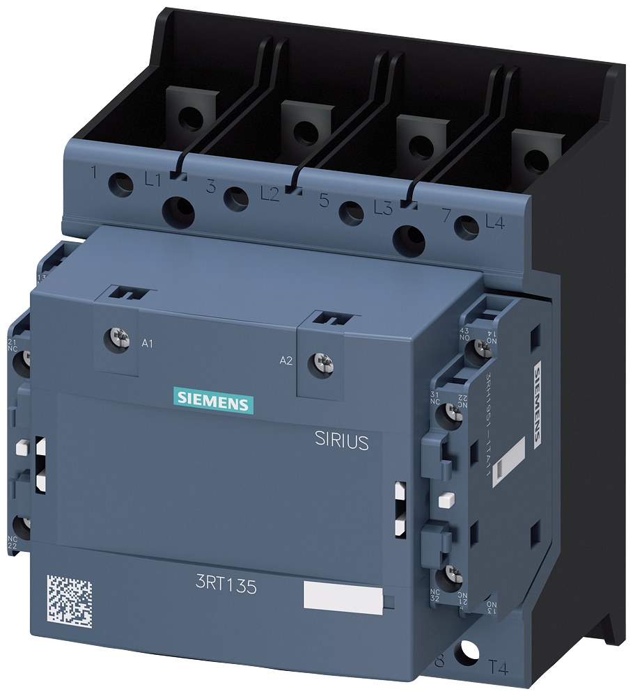 Siemens 3RT1355-6AP36 DÖRT KUTUPLU KONTAKTÖR; AC 230V BOBİNLİ; 200A
