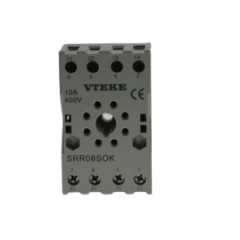 Vteke YUVARLAK SOKET 8 PİN - SRR SERİSİ