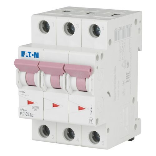 Eaton PL7-C32/3 Minyatür Devre Kesici - 10kA - C eğrisi - 3x32A (263412)